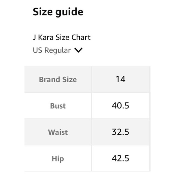 J Kara Plus Size Womens Sheer Floral Beaded Long Dress SZ 14W * wom882 - Picture 4 of 5